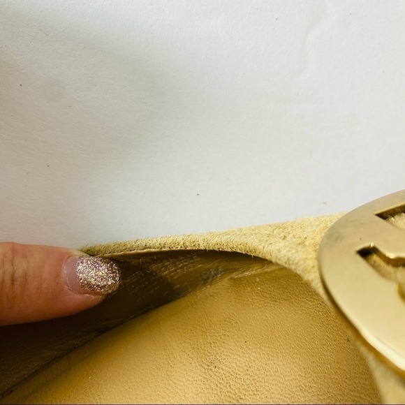 Tory Burch Reva Ballet Suede Flats Tan Size: 6 - Picture 8 of 8